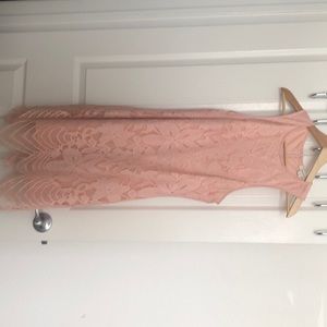 Pink Lace Dress